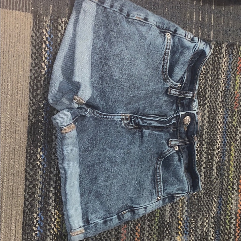 Denim shorts